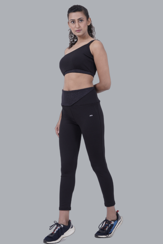 One Shoulder Bralette with Velocity High Legging – AWA Activewear